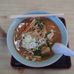 Mampei - 味噌ラーメン650円　配膳時の画像