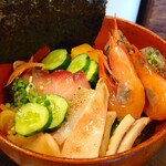 和のごはん みかづき - 海鮮刺身丼（青魚）