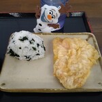 こがね製麺所 - とり天…ニンニクがきいてます(• ▽ •;)