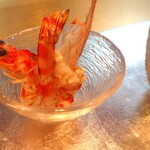 割烹 いま村 - お造り「車エビ」