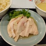 獅天鶏飯 - チキンライス（アップ）
