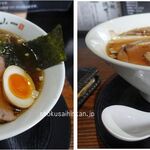 らぁ麺 芳山 - 醬油にチャーシュー追加,らぁ麺芳山(愛知県豊橋市)食彩品館.jp撮影