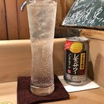 うを徳 - ノンアルコールレモンサワー + 生レモン汁