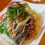 hide’s dining 遊 - ガヤ天ぷらのサラダ仕立て