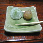 民宿　菊水 - 果物　凍ってました