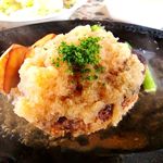 アンドラ - 地中海料理 アンドラ ＠佐野 ランチハンバーグ 和風ソースたっぷり アップ