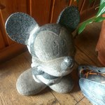 手打蕎麦いちむら - 【2012年10月】何故か店内に、ミッキー。