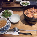 神戸元町ドリア - 焼き茄子のチーズドリアのセット