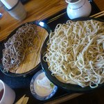 手打蕎麦いちむら - 【2012年10月】せいろ（十割）と（二・八）。