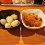 26号くるりんカレー - らっきょう＆福神漬け