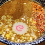 中華そば 流川 - つけ汁　濃厚海老醤油つけ麺