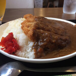 わ楽 - カツカレー  横から