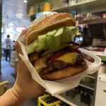 ベーカーバウンス - ベーコンチーズバーガー¥1600