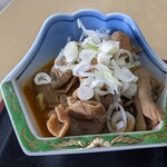 剛力うどん - モツ煮込み