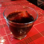 オステリア・ヴォーノ - ドリンクはアイスコーヒーをもらいました