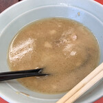 ラーメン鬼首 - 豚の脂身だけ残してゴメンナサイ！