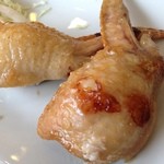 蔵出しめんたい本舗 - 手羽明太、肉汁が(*^_^*)