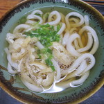 昔屋手打うどん - かけうどん(２８０円）