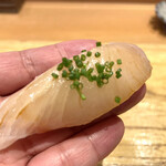 天ぷら たけうち - ④天然の縞鯵