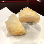 天ぷら たけうち - ⑭北海道のホタテ