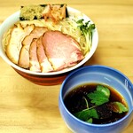 麺処 有彩 - '21.08昆布水つけ麺醤油＋チャー