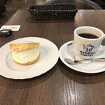 星乃珈琲店 - たっぷリッチパンケーキ　ドリンク付　７３０円