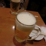 青樹 - まずはビアーで乾杯！