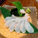 旬彩処 和らび - 平目の刺身
