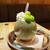 タブレスカフェ - まるごとメロンのクリームソーダ