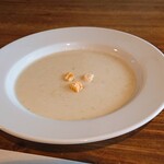 凪晴食堂 - 茄子と枝豆の冷製スープ