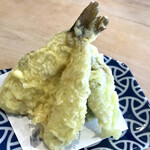 ひすいそば専門店 かわせみ - 山女魚の天ぷら　440円