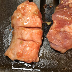 ホルモン・焼肉 くぼちゃん - 豚ハラミ　カット入れ　まみこまみこ