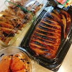 鯖の助 - イカ丸焼　炙りたらこ　豚味噌焼