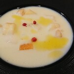 ぎんぎん - 赤肉メロンの冷製スープ