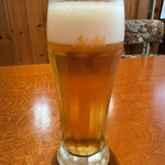 料理ふじ味 - 生ビール