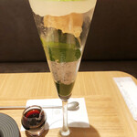 Kisshoukaryou - 祇園北川半兵衛抹茶と自家焙煎きな粉のジェラートパフェ