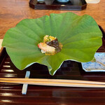 松川 - 毛ガニ、木耳