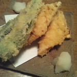 蕎麦ひら井 - 今日はイサキでした