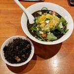 麺屋 六感堂 - 冷製 烏賊ブラック＋烏賊めしブラック
