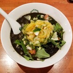 麺屋 六感堂 - 冷製 烏賊ブラック＋いかマリネ増し