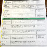 リパブリュー - この日のタップリスト(全て自社製ビール) 1/2