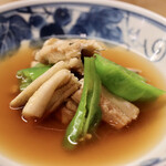 花いち - あなごと万願寺唐辛子