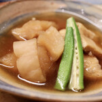 花いち - 凍大根と油揚げとおくら