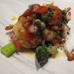 レストラン バカール - 白子のムニエル、焦がしバターソースと柚子の香りで1