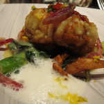 レストラン バカール - 白子のムニエル、焦がしバターソースと柚子の香りで2