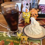 コメダ珈琲店 - クリームコーヒー550円(税込)  ※あれ？いつもより、ソフトクリームの盛り、良くね？