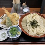 讃岐うどん 明月 - 天ざるうどん【2021.8】