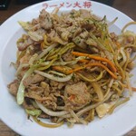 ラーメン大将 - 肉焼ソバ(800円)