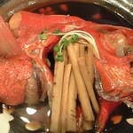 おつきさん - 特大金目鯛煮付け