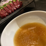 焼肉ホルモン 風土. - 極上レバーのタレ